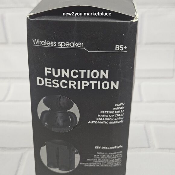 B5+ Wireless Graffiti Bear Speaker Galaxy Space Print - Picture 9 of 13